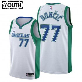 Barn Dallas Mavericks Tröja Luka Doncic 77 Nike 2021-22 City Edition Swingman